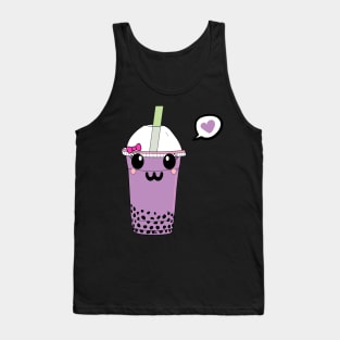 Kawaii Bubble Tea Love Tank Top